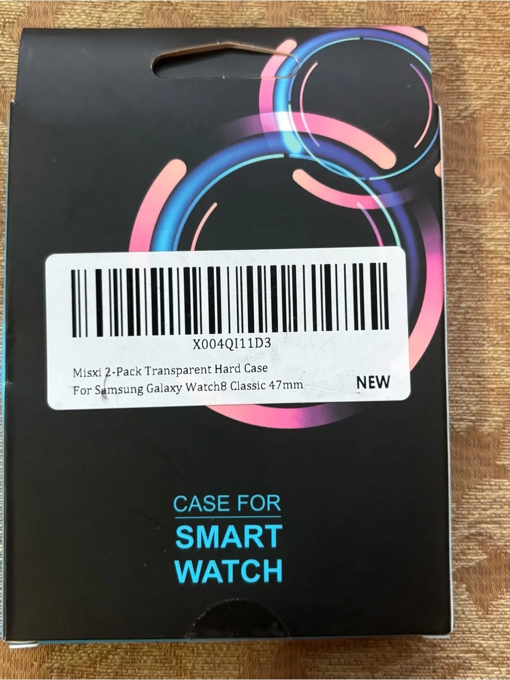 New 2-Pack Samsung Galaxy Watch8 Hard Case